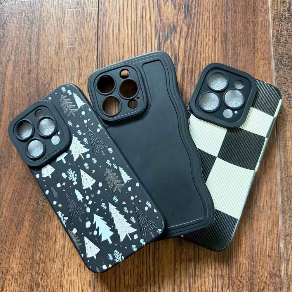 Stylish Black and White Phone Cases